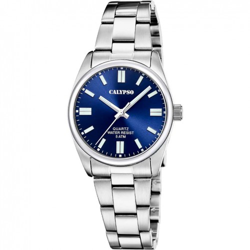 Rellotge dona Calypso K5863/3 acer esfera blava 32mm braçalet acer