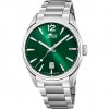 Reloj Lotus Minimalist para hombre esfera verde brazalete acero 18692/4