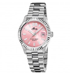 Lotus Freedom women's watch pink dial steel bracelet 18930/2