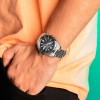 Reloj Lotus automático acero hombre day date esfera negra 18977/4