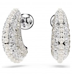Pendientes Sublima Swarovski perla de cristal blanco rodiado 5692107
