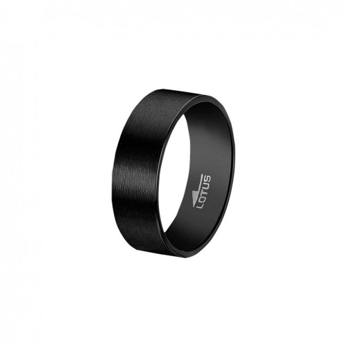 Anell Lotus Style home LS2397-3 en acer inoxidable negre