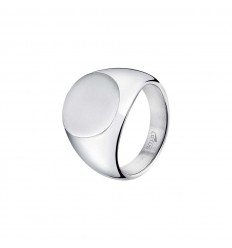 Anell Lotus Style home LS2399-3 en acer inoxidable platejat