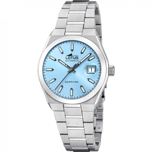 Lotus automatic men's watch 18996/1 light blue dial steel bracelet