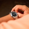 Lotus automatic men's watch 18996/5 black dial steel bracelet