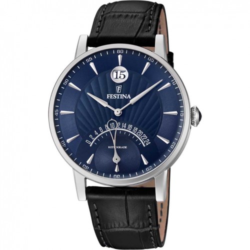 Reloj Festina Hombre Esfera azul 41 mm correa piel azul F16984/3
