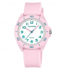 Rellotge Calypso Junior Collection color rosa amb esfera blanca K5833/2