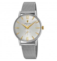 Festina Extra Men's Watch F20252/2 Grey Dial Steel Bracelet