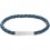 Pulsera Calvin Klein Velocity hombre piel azul y acero 35100026