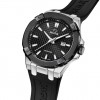 Jaguar Diplomatic men watch J1019/2 black dial black rubber strap