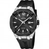 Jaguar Diplomatic men watch J1019/2 black dial black rubber strap