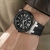 Jaguar Diplomatic men watch J1019/2 black dial black rubber strap