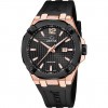 Reloj Jaguar Diplomatic hombre J1013/1 esfera negra correa caucho negra