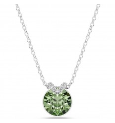 Penjoll Swarovski Bella V talla rodona verd bany de rodi 5724285