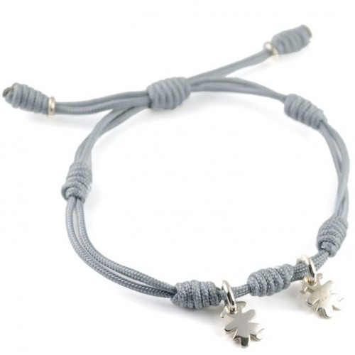 Bracelet silver grey knots Insona girls BR507INA03