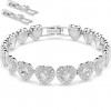Pulsera Tennis Swarovski Ariana Grande corazón blanco rodio 5720860