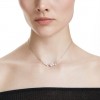 Swarovski Constella necklace Crystal Pearl white rhodium plated 5705626