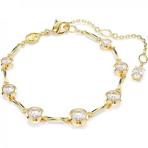 Polsera Swarovski Imber talles rodones blanc bany to or 5705465