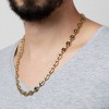 Collar cadena calabrote Lotus Style hombre en acero inoxidable dorado LS2140-1/2