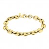Lotus Style rope chain bracelet for men in gold stainless steel LS2140-2/2