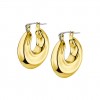 Lotus Style Urban woman earrings in gold tone steel LS2347-4/2