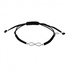 Lotus Silver bracelet LP1872-2/6 in sterling silver with infinity symbol and zircons