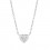 Collar Essentials con corazón Lotus Silver circonita blanca LP3849-1/1