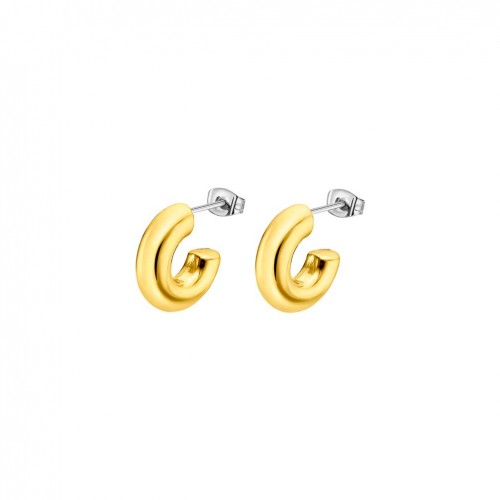 Arracades Lotus Style Urban woman en acer to daurat LS2413-4/2