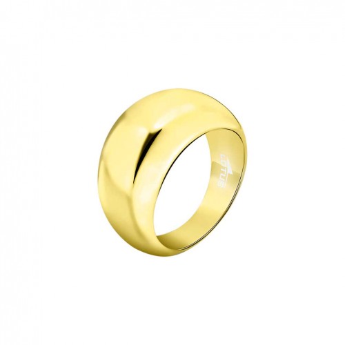 Lotus Style women Steel Rings LS2440-3 gold tone steel