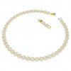 Collar Tennis Swarovski Una Angelic t. redonda blanco tono oro 5720505