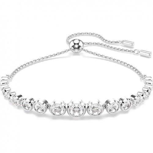 Swarovski Tennis Imber bracelet round cuts white rhodium plated 5705451
