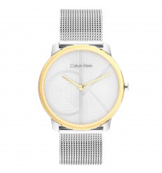 Reloj Calvin Klein Iconic mujer acero plateado y dorado 25300014