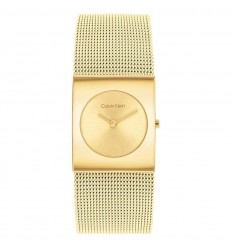 Rellotge Calvin Klein Pulse dona caixa quadrada acer to daurat 25100062