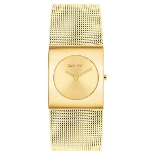 Rellotge Calvin Klein Pulse dona caixa quadrada acer to daurat 25100062