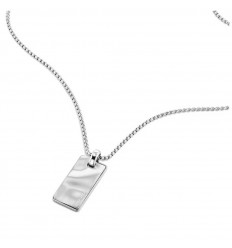 Calvin Klein Metallic Waves men's necklace steel plate 35100033