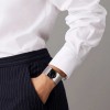 Reloj Calvin Klein Pulse caja cuadrada acero plata esfera negra 25100061