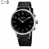 Reloj conectado Kronaby Nord 41mm S3126/1 esfera negra correa de piel color negro