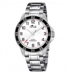 Reloj Lotus Junior esfera blanca 36 mm brazalete acero 18786/4