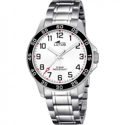 Rellotge Lotus Junior esfera blanca 36 mm braçalet acer 18786/4
