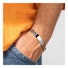 Lotus Style men in black bracelet LS1511-2/1 in stainless steel