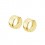 Lotus Silver hoop earrings LP3774-4/2 in sterling silver gold plated