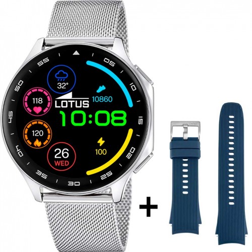 Reloj Lotus smartwatch outdoor sports hombre acero plateada 50050/1