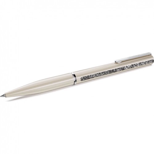 Bolígrafo Crystal Shimmer Glide Swarovski beige cromado 5707705