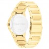 Reloj Calvin Klein 25100082 Linear Elegance tono dorado esfera gris