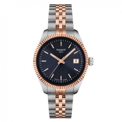 Rellotge Tissot Ballade 34 mm esfera negra braçalet acer T1562102204100