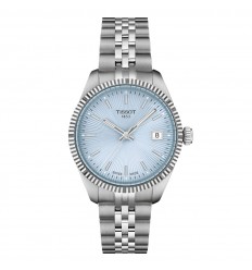 Reloj Tissot Ballade 34 mm esfera azul brazalete acero T1562101135100