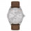 Tissot PRC100 Solar Quartz 39mm silver dial leather strap T1514221603100