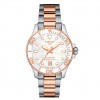 Tissot Seastar 1000 watch 36mm pearly dial pvd rose gold T1202102211100