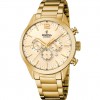 Rellotge Festina home Chrono acer or daurat esfera daurada F20633/4