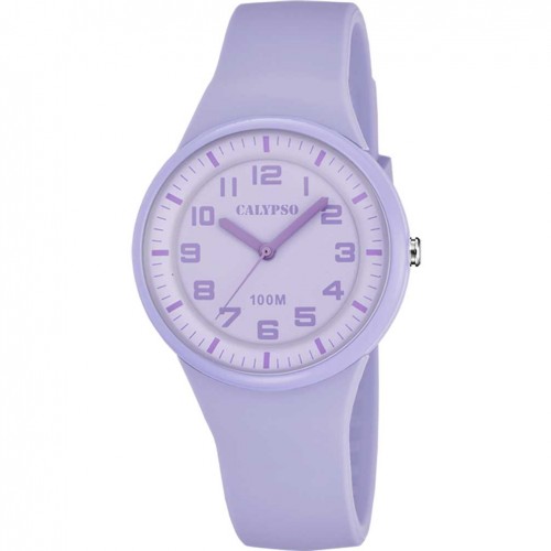 Reloj Calypso de mujer Trendy K5851/5 correa de caucho morada